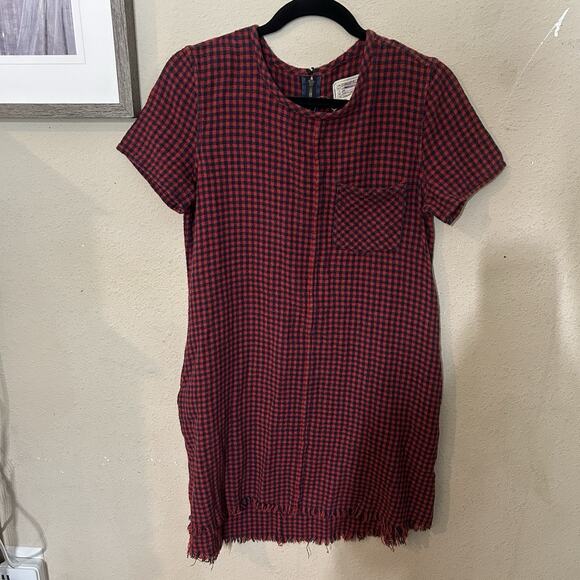 Current/Elliott Dresses & Skirts - Current/Elliot Woman Dress with Pockets Size 001 Plaid Mini Dress